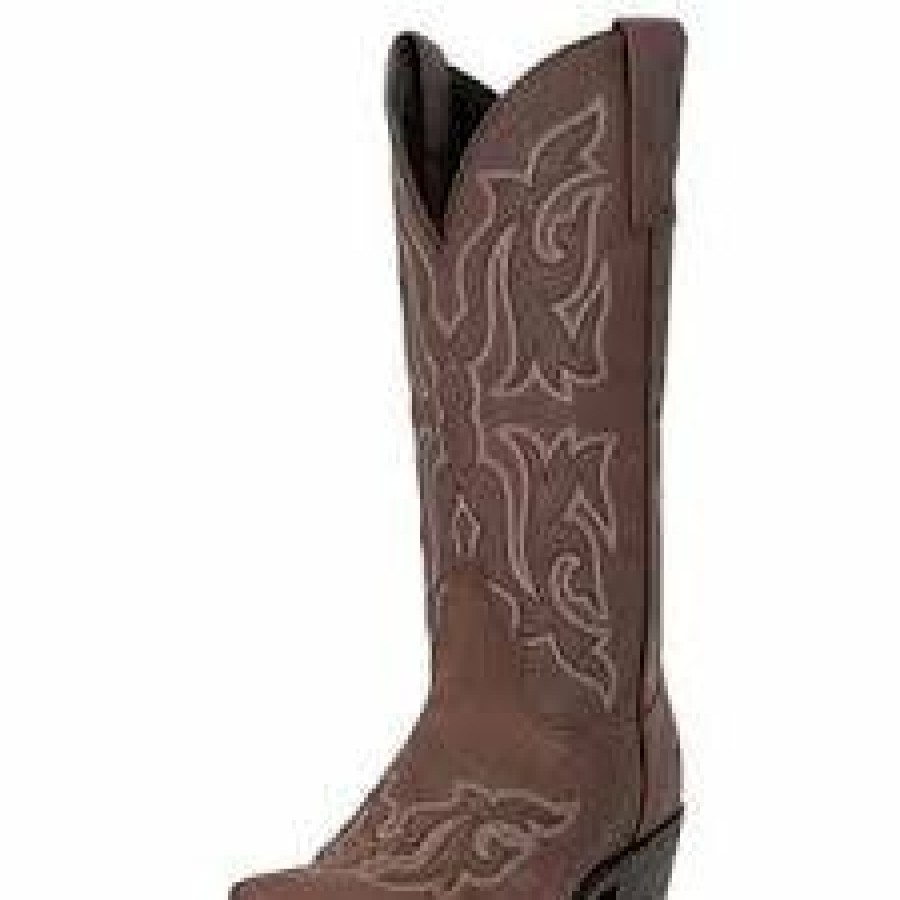 Women'S Boots * | Dan Post Boot Company Women'S Distressed Brown Snip Toe Boot