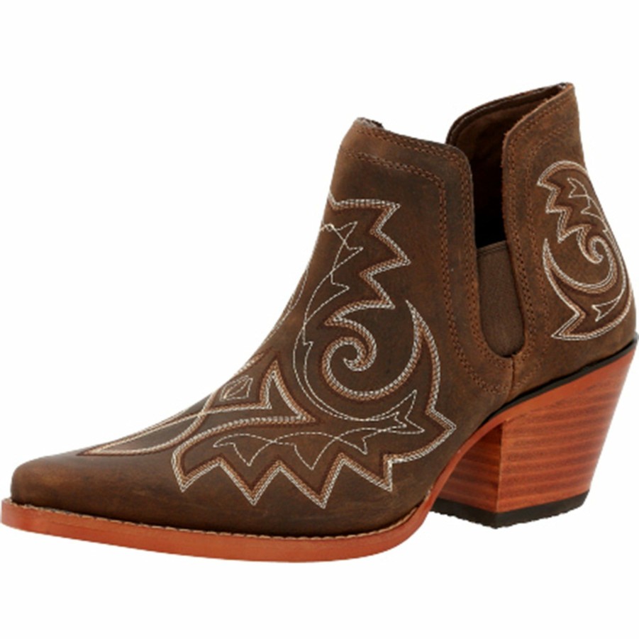 Women'S Boots * | Durango Boots Durango Coffee Brown Bootie