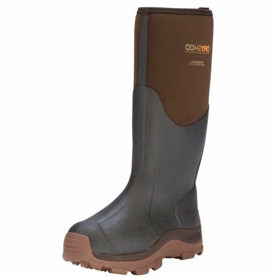 Women'S Boots * | Dryshod West Dryshod Women'S Brown Haymaker Waterproof High Boot