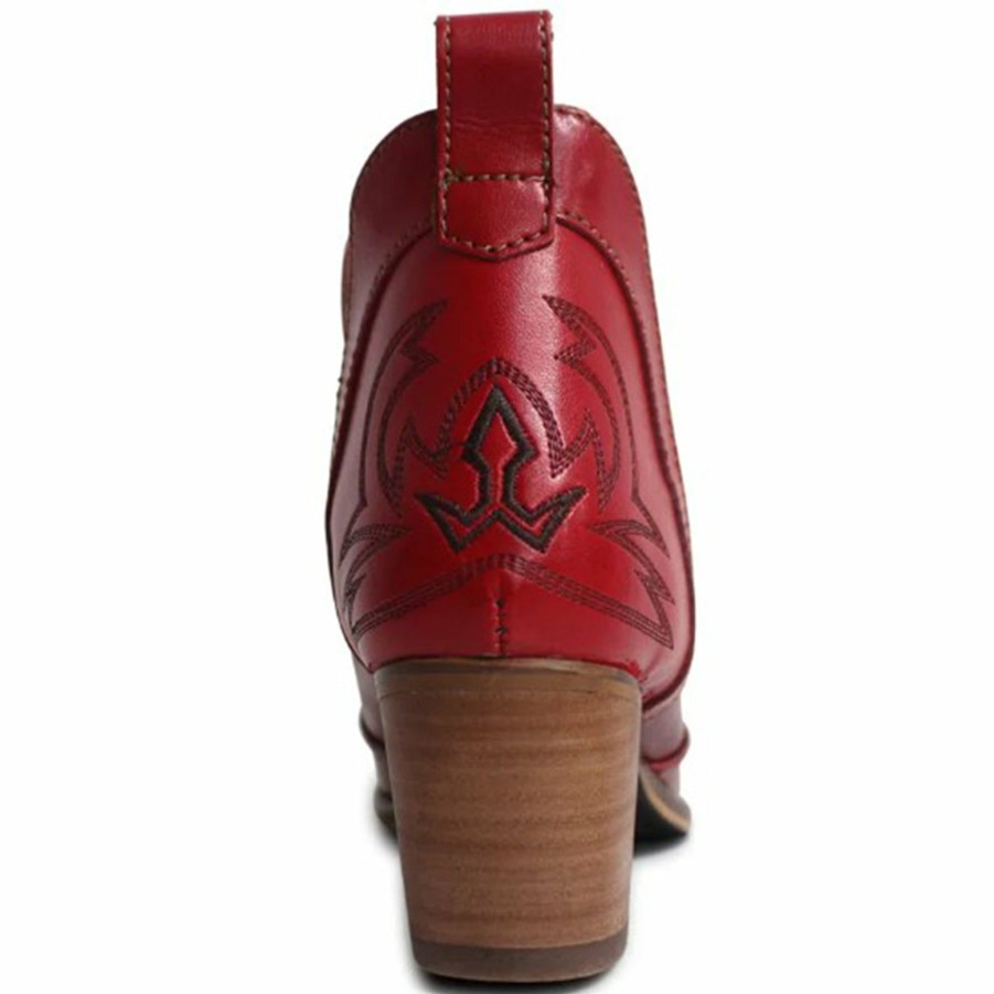 Women'S Boots * | Nocona Boot Nocona "Micki" Red Bootie