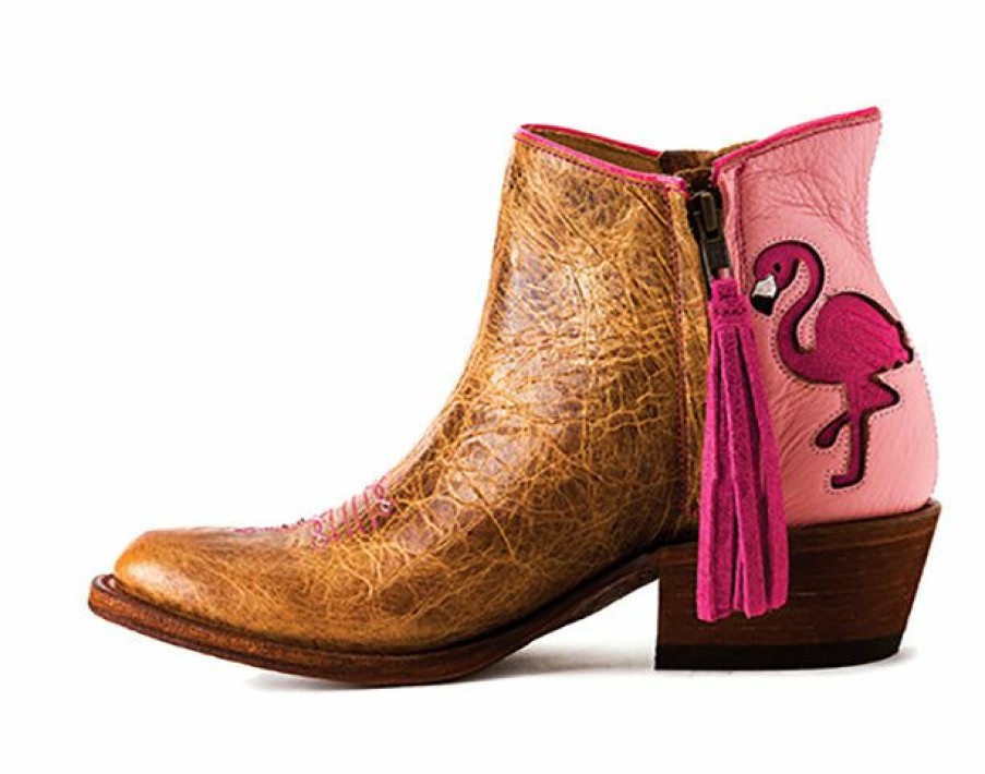 Women'S Boots * | Anderson Bean Brown Flamingo Booties