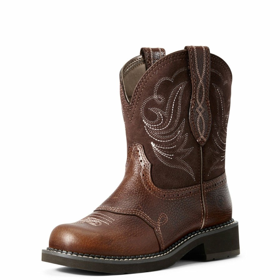 Women'S Boots * | Ariat Women'S Copper And Brownie Fatbaby Heritage Dapper