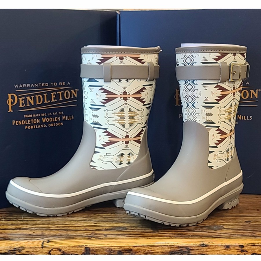 Women'S Boots * | Pendleton White Sands Short Rain Boots