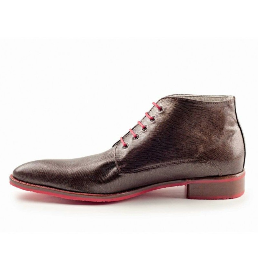 Men'S Ankle Boots * | Chukka Man Brown Leather Trendy Ankle Boots